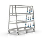 Transport cart for hooks