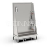 Washing stand for aprons and boots