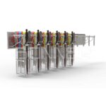 A rack for knife baskets