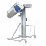 Electro-mechanical lifting and tilting device for canisters and tanks