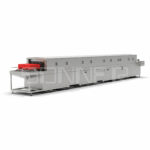 Washing machine for plastic crates, modular type, capacity 500 to 2000 pcs/h
