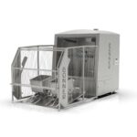 Combined machine for simultaneously washing two carts 200L (DIN 9797) or one box pallet