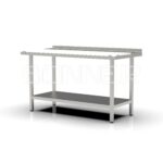 One-sided cutting table