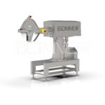 Circular saw for cutting the middle part of pig halves