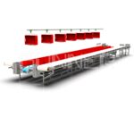 High capacity cutting lines for pigs
